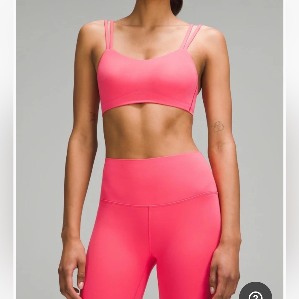 NWT!🍋🍋Lululemon Like A Cloud Bra B/C Cup🍋🍋. Size 12. Color Glaze Pink.